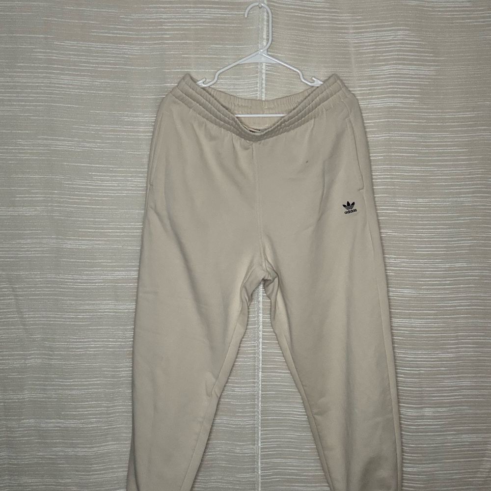 Adidas Originals Trefoil Sweatpants Joggers Beige/Tan Size L Men’s